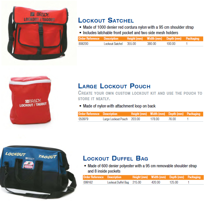 Lockout Pouches & Bags